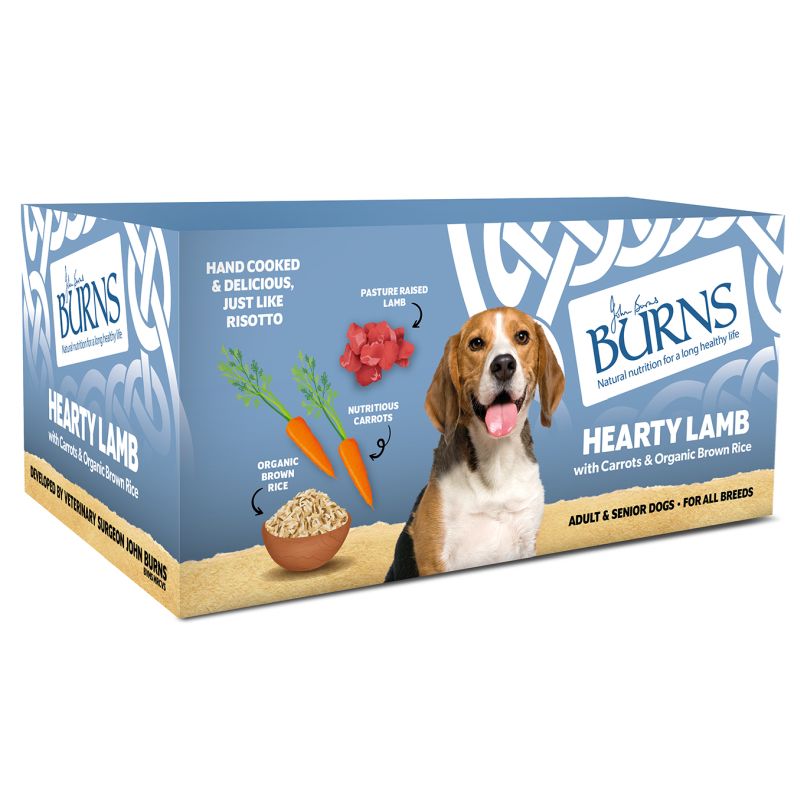 Burns Wet Food Hearty Lamb with Carrots & Brown Rice 12 x 150g